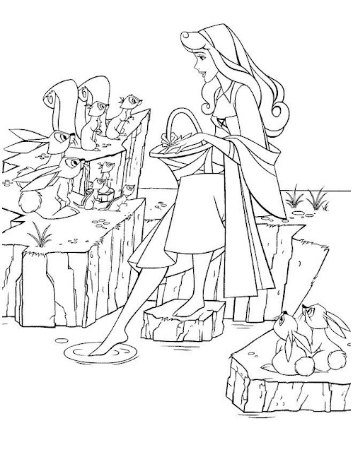 La Bella Durmiente Dibujos Disney Para Colorear