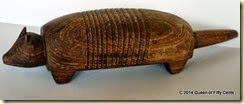wooden armadillo