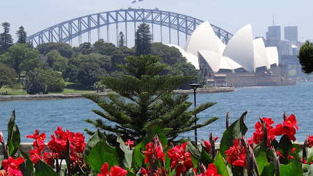 Imagini Australia: Opera vazuta din Gradinile Botanice Sydney