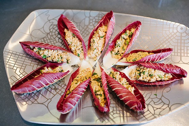 San Choy Bow served on the Griffin Blueprint Dish by Mitchell Brooks and Dan Lorrimer of MAKEOUT Design. HerCanberraDinner062.jpg