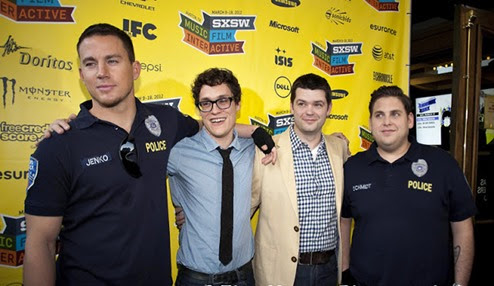 Thao Nguyen/FOR AMERICAN-STATESMAN 03/12/12Actor Channing Tatum, directors Phil Lord and Chris Miller, and actor Jonah Hill at the red carpet for premiere of 21 Jump Street at SXSW in Austin, Texas on March 12, 2012.