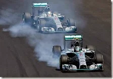 Rosberg precede Hamilton nel gran premio del Brasile 2014