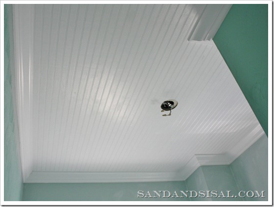 Installing a Bead Board Ceiling 