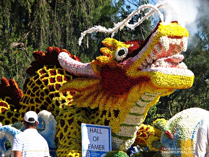 The Dragon Hall of Famer at Baguio’s Panagbenga Float Parade