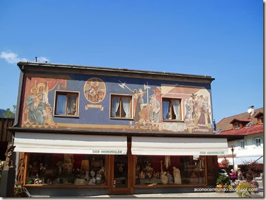 Oberammergau. Fachadas y Balcones pintados - P9060301