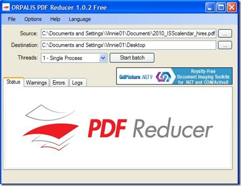 ORPALIS PDF Reducer Free