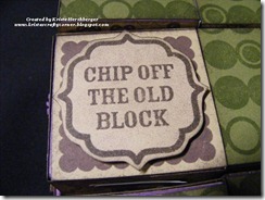 Rock teh Block close up Chip off...