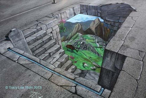 8. Valle – Pintura callejera en 3D