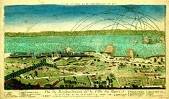 bombardement du Havre en 1759 par les Anglais