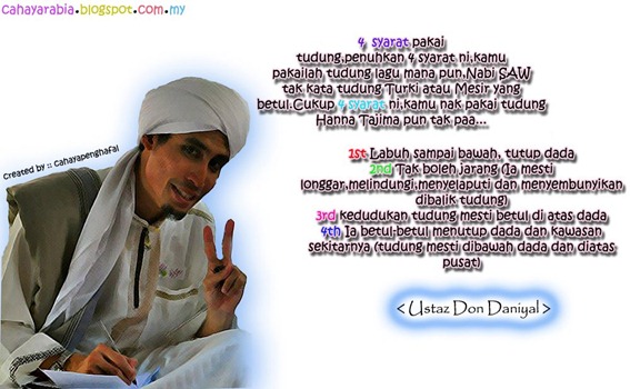 KOLEKSI KATA-KATA PEDOMAN USTAZ DON DANIYAL DON BIYAJID