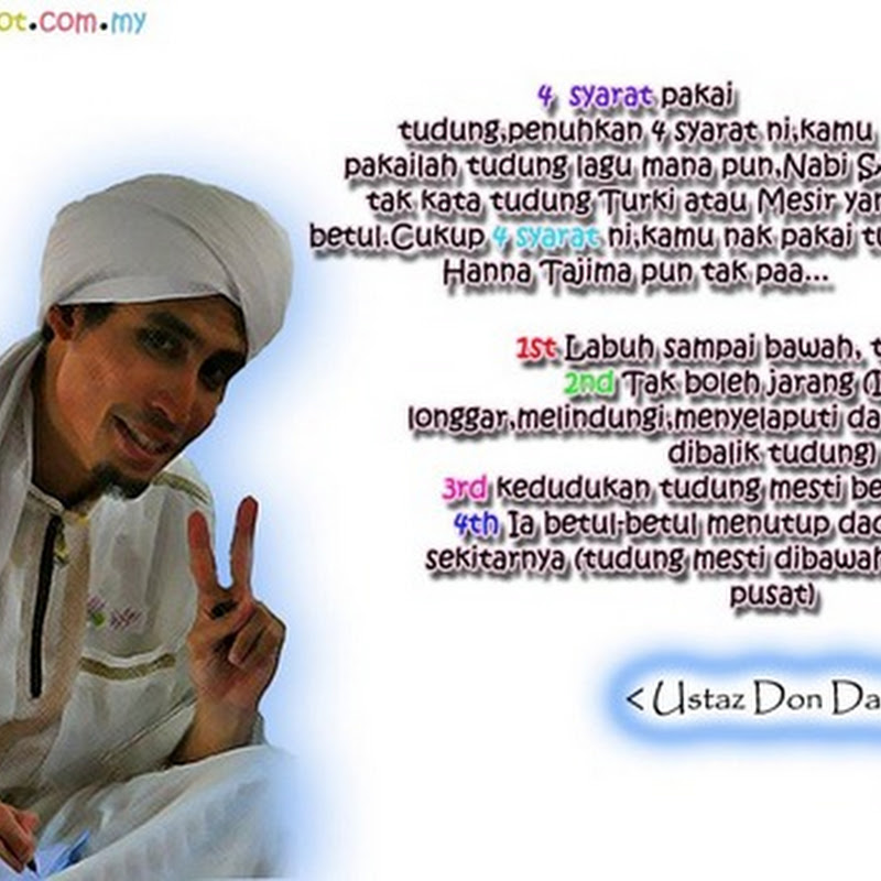 KOLEKSI KATA-KATA PEDOMAN USTAZ DON DANIYAL DON BIYAJID