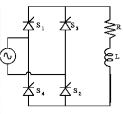 Single-Phase Full Converter with RL load