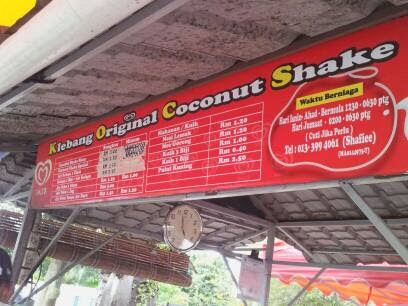 Coconut Shake @Klebang Melaka