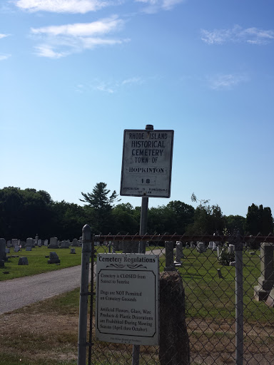 Rhode Island Historical Cemetery #18 Town Of Hopkinton 
