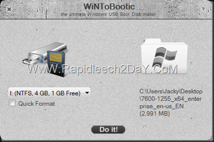 Download WintoBootic 2.1 2014 create USB bootable Windows Vista/7/8/8.1/ Server 2008/2012