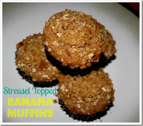 Cupookies Streusel Topped BananaMuffins Cupookies Streusel Topped BananaMuffins