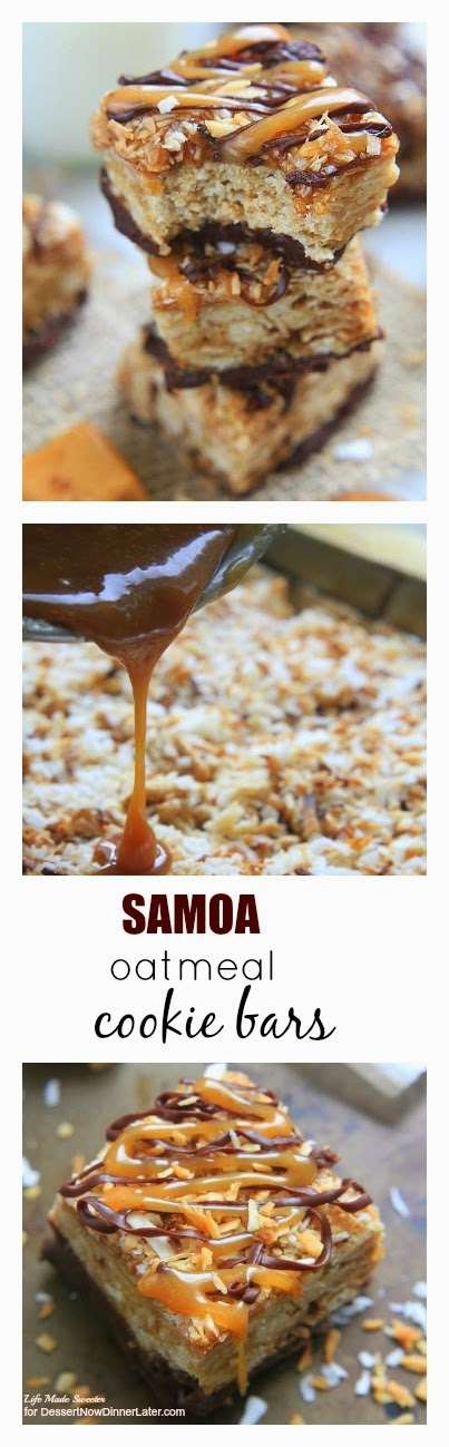 Samoa Oatmeal Cookie Bars from @LifeMadeSweeter.jpg