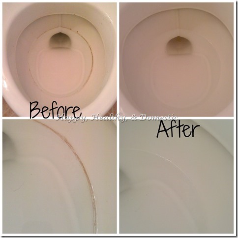 Toilet ring before and after