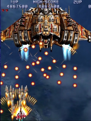 Raiden 3, contoh game dengan processing model 3D vs peluru yang intensif