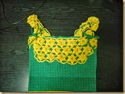 crochet green dress five