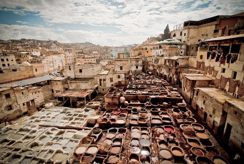 The Leather Tanneries of Fez, Morocco