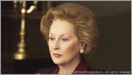 Meryl Streep in her Oscar-winning portrayal of Margaret Thatcher in THE IRON LADY. CLICK to read Streep's thoughts on Thatcher's passing from The New Yorker.