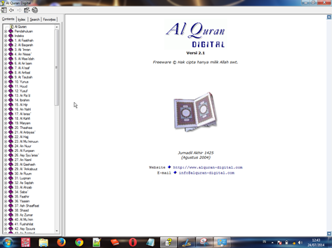 Interface Al Qur’an digital 