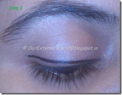 step2 - brown smokey eyes with winged liner step 2- brown smokey eyes with winged liner