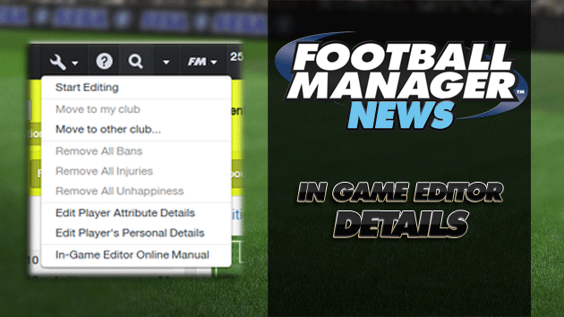 Details of the FM 2014 Purchasable IGE (In Game Editor) Details of the FM 2014 Purchasable IGE (In Game Editor)