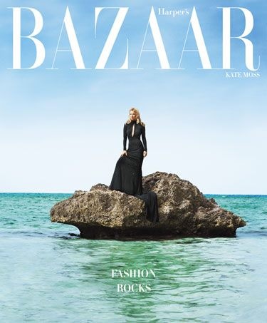 Kate Moss on Harper's Bazaar June-July 2012