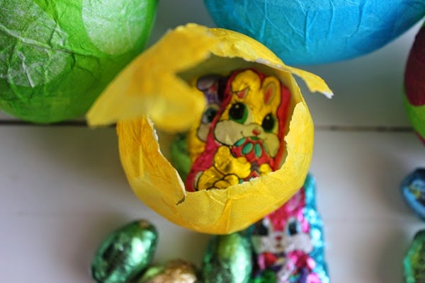 Paper Mache Easter Eggs