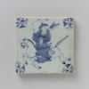 Tile with a warrior on horseback