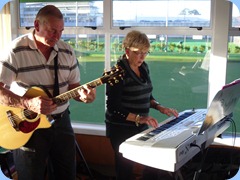 Kevin and Jan Johnston playing some great bouncy numbers