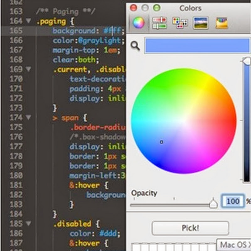 ColorPicker, plugin para seleccionar colores para insertar en Sublime Text