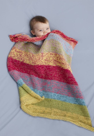 Sunshine Day Baby Throw by Lion Brand
