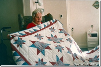 Aunty Win with Quilt