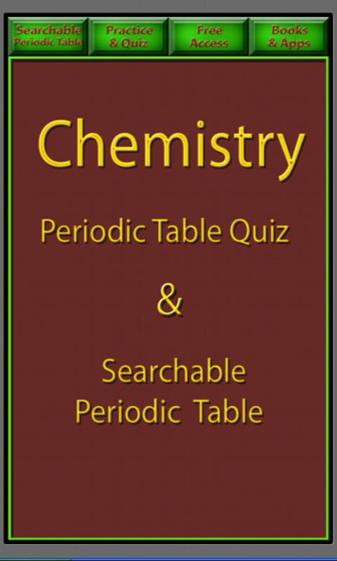 chemistry periodic practice table test Android Google Test:  Periodic  on Play Chemistry Table Apps