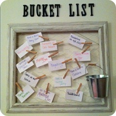 Bucket List.