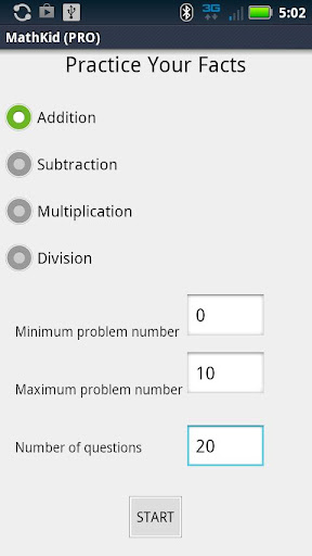 Math Facts Practice LITE