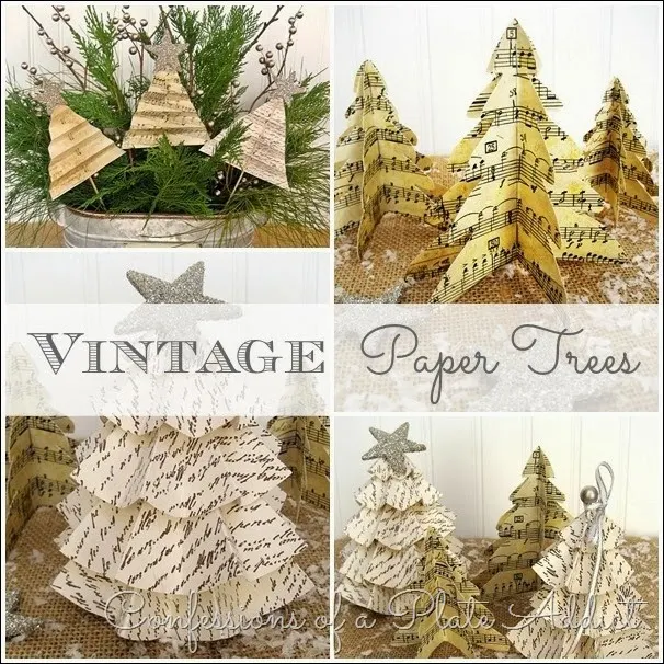 CONFESSIONS OF A PLATE ADDICT Vintage Paper Trees
