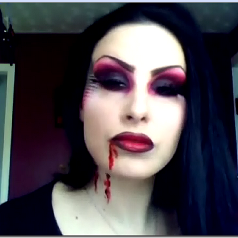Hacer maquillaje de vampiresa sexy para disfraz