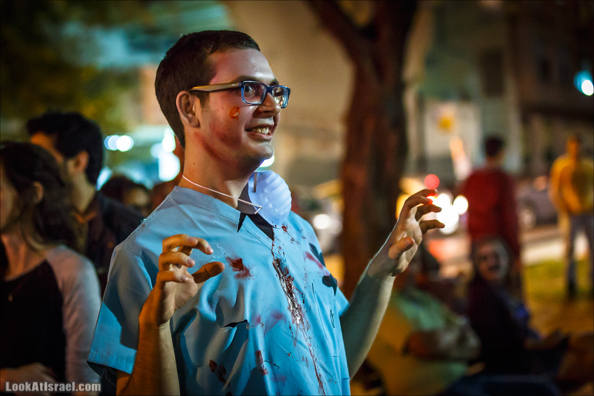 LookAtIsrael.com - Парад зомби в Тель Авиве | Zombie walk TLV, Tel Aviv 2015 |  מצעד זומבים בתל אביב, צעדת הזומבים, זומבי ווק
