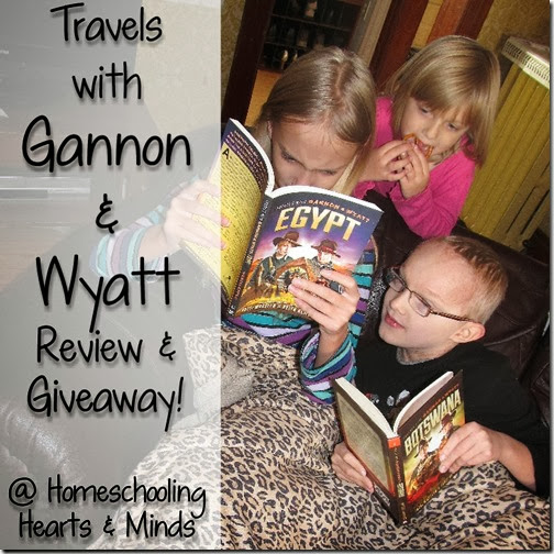 Travels with Gannon & Wyatt, a review and giveaway @Homechooling Hearts & Minds!