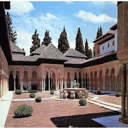 52 - Patio de los leones de la Alhambra de Granada