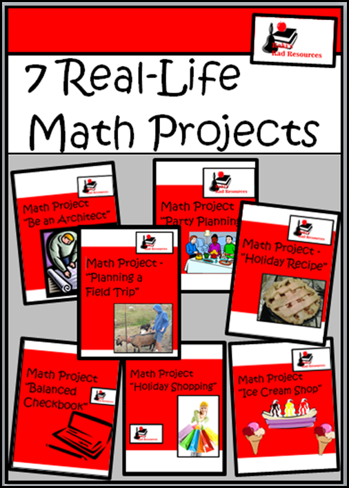 Top 10 Blog Posts from Raki's Rad Resources of 2014 - Seven math projects for your elementary classroom