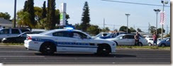 Officer Charles Kondek funeral procession along highway 19, Tarpon Springs Holiday area