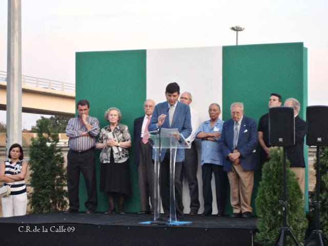 73º aniversario del fusilamiento de Blas Infante. Acto de la Fundación Blas Infante.Carretera de Carmona. 10-08-09.