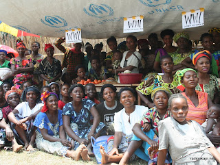 Des regugiés pris en charge par le HCR au Sud-Kivu en RDCongo, 6/10/2010.