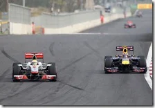 Il duello tra Hamilton e Webber nel gran premio della Corea 2011
