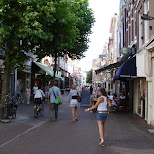 downtown haarlem in Haarlem, Netherlands 